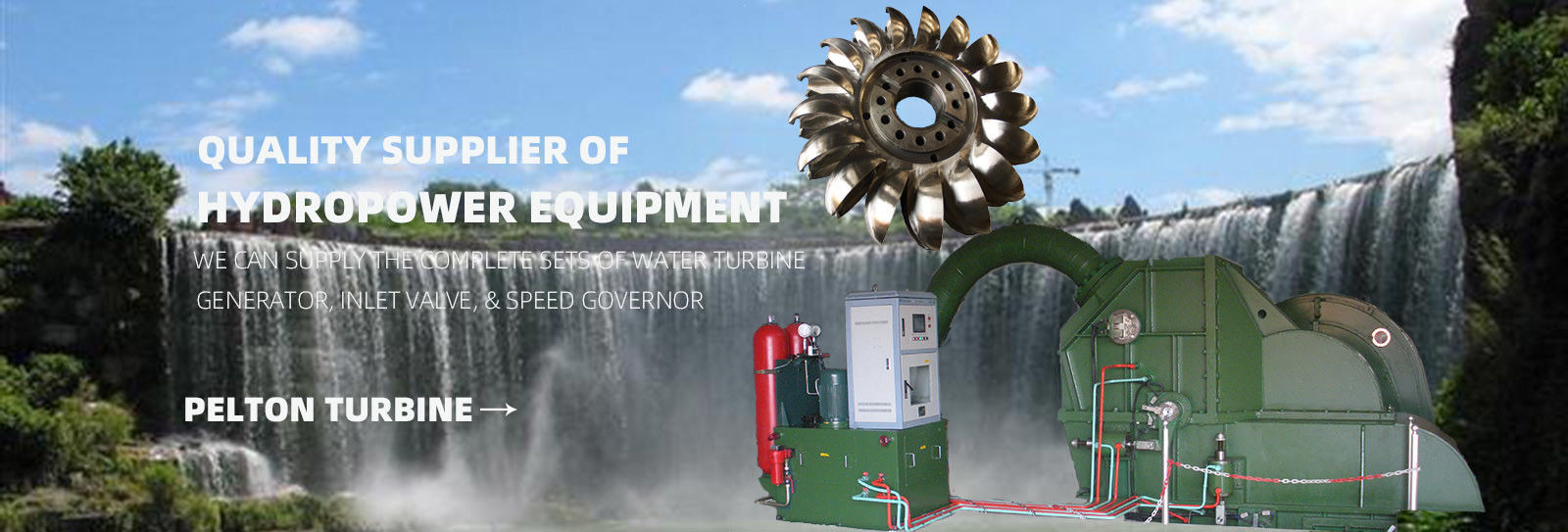 Pelton Hydro δυναμικού αεροστροβίλου