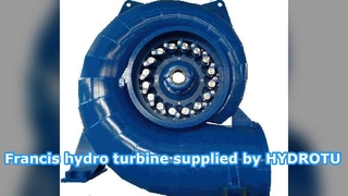 Francis Turbine για μεσαία κεφαλή νερού Hydropower Power