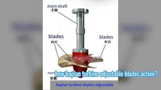 περιστροφή λεπίδας του ρυθμιζόμενου δρομέα Kaplan.