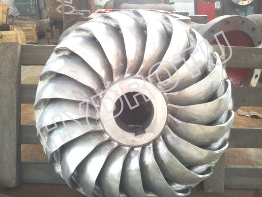 Turgo Hydro Turbine με ονομαστική ισχύ 100KW-2000KW, απόδοση έως 88% και εμβέλεια κεφαλής 70m-200m