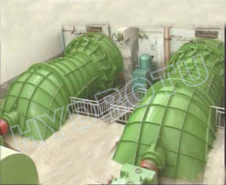 Χαμηλή υδρογεννήτρια οριζόντια Kaplan 0.1MW - 5MW