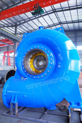 Shaft Francis Turbine Runner Hydropower Station Water Head 30m-300m Generating Component