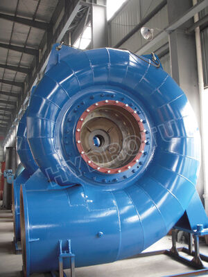 Χάλυβας κατασκευής Francis Turbine Runner Electrical Output 0,1MW-200MW Hydropower Component