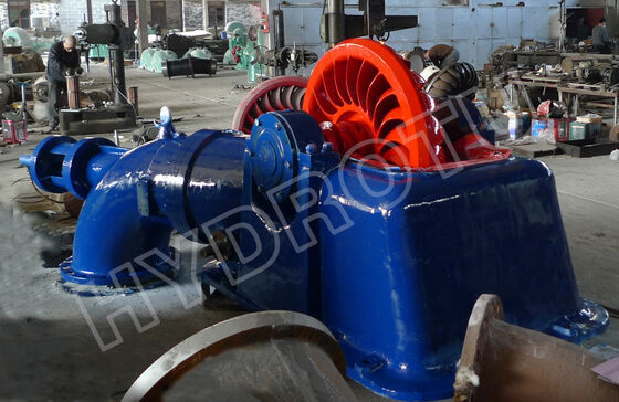 Turgo Hydro Turbine με ονομαστική ισχύ 100KW-2000KW, απόδοση έως 88% και εμβέλεια κεφαλής 70m-200m