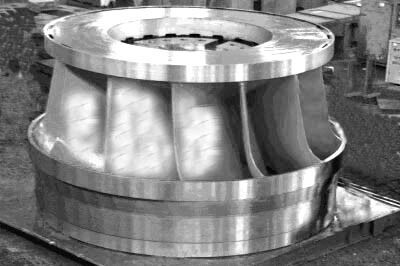 Francis Turbine Runner Water Head 10m-300m Ανοξείδωτο ατσάλι 0Cr13Ni4Mo Hydropower Equipment