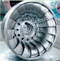 0Cr13Ni4Mo Υλικό Francis Turbine Runner Ηλεκτρική Ισχύς 100KW-200MW Χωρητικότητα εξόδου